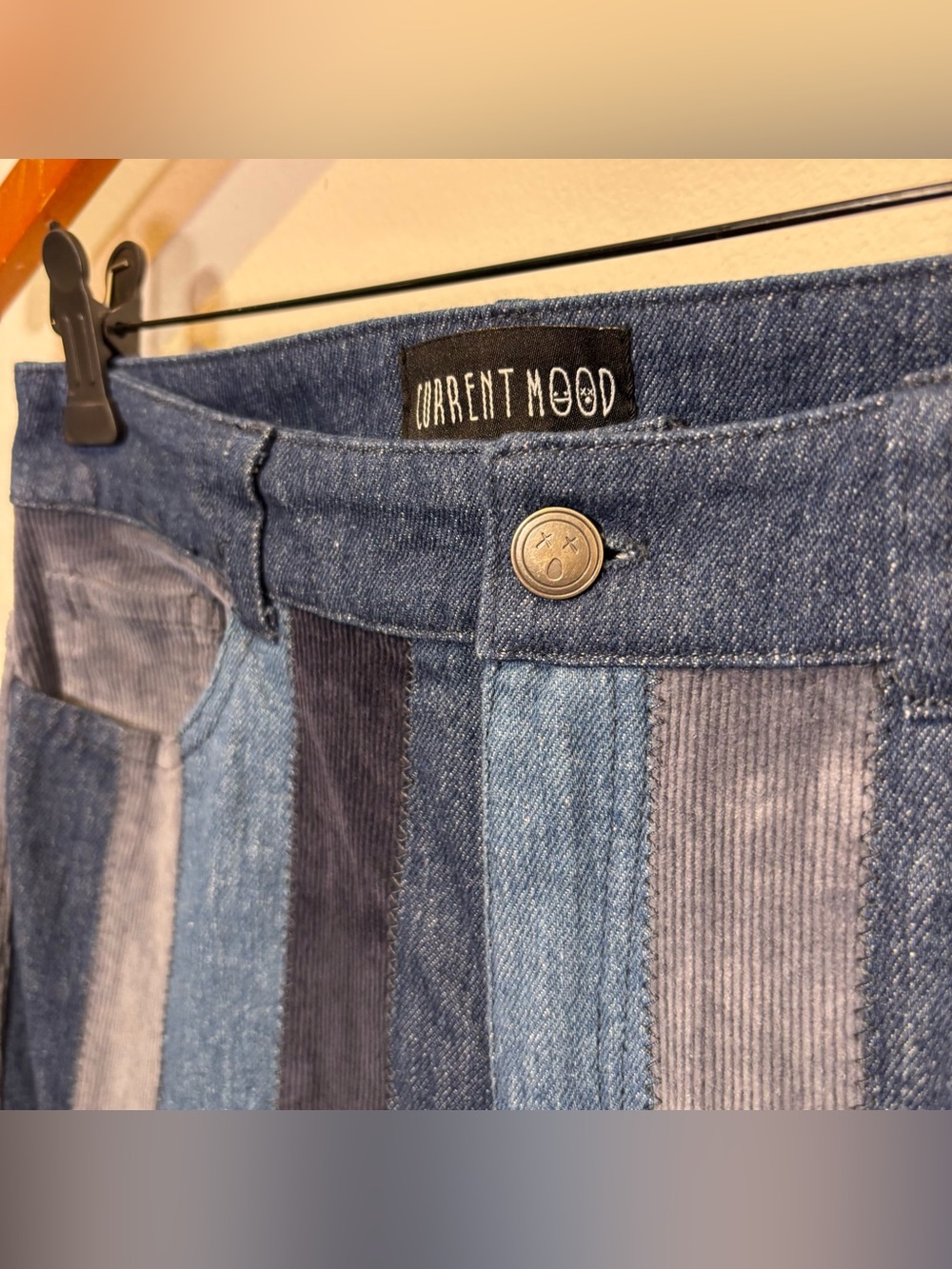 Current Mood The Peace Train Flare Jeans by Dolls Kill - Picture 4 of 8